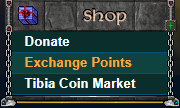 Donate Money or Exchange Tibia Coins